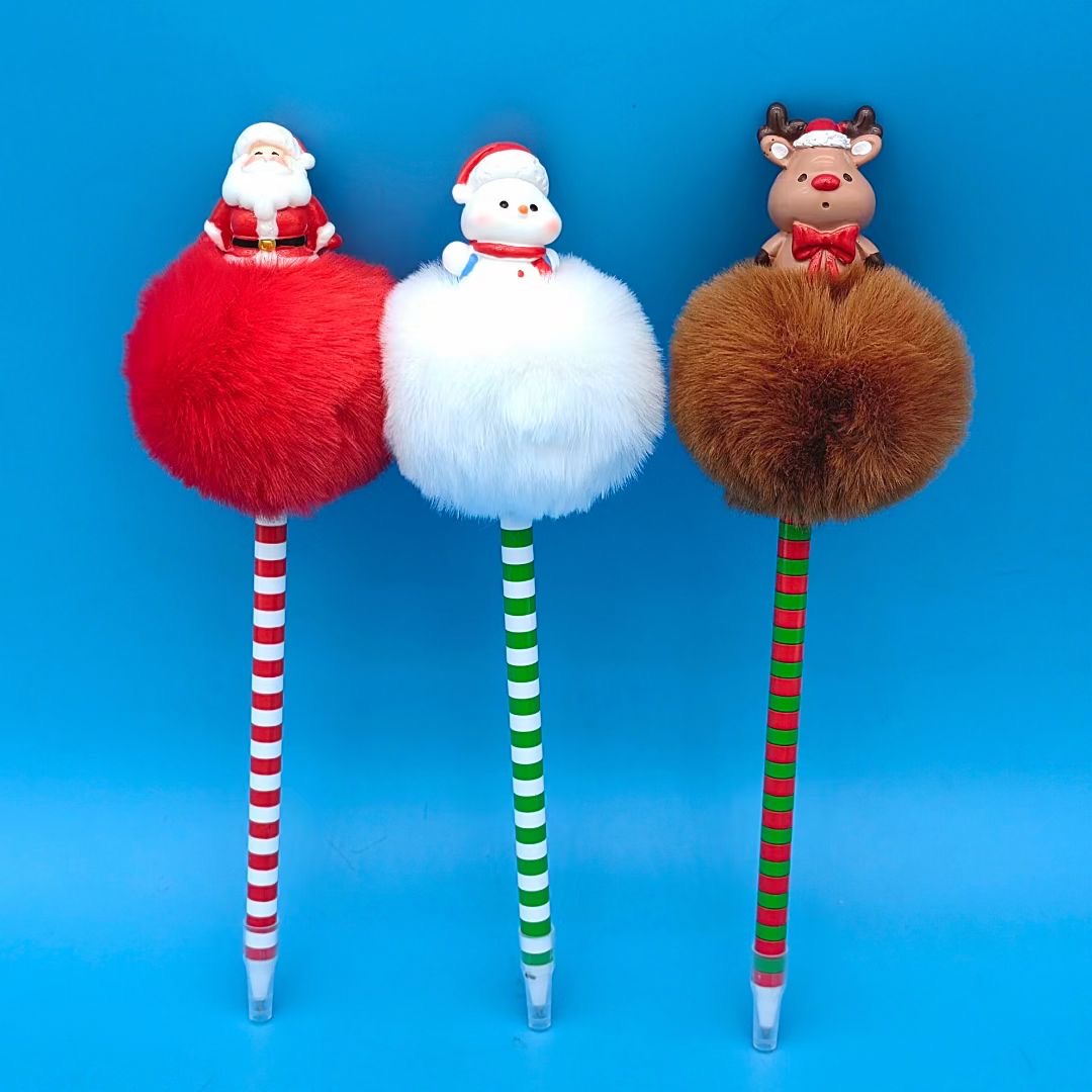 CHRISTMAS POMPOM PEN